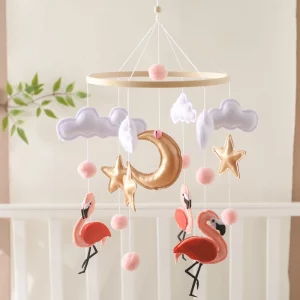 Mobile bébé - Fifi le flamand rose