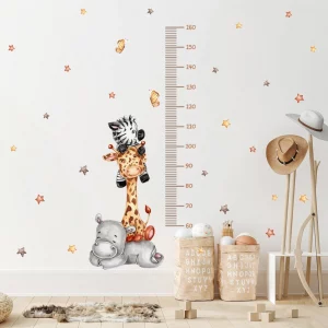 Sticker toise les animaux de la savane