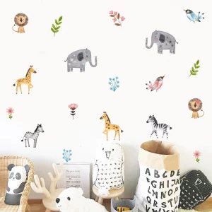 Stickers les animaux de la savane