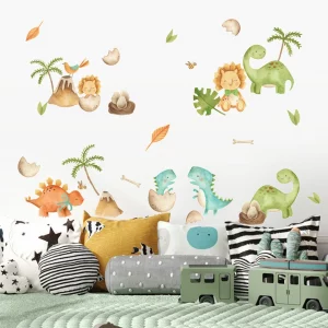 Stickers le jardin des dinosaures